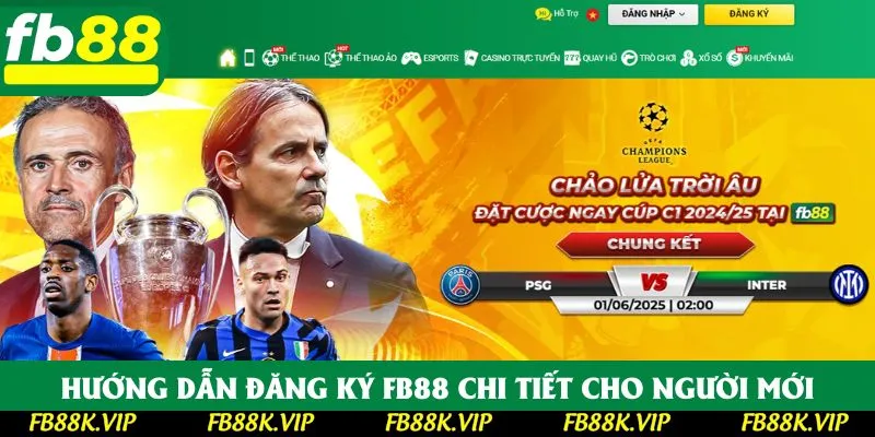 Hướng dẫn các bước đăng ký FB88 chỉ trong vài giây Hướng dẫn các bước đăng ký FB88 chỉ trong vài giây