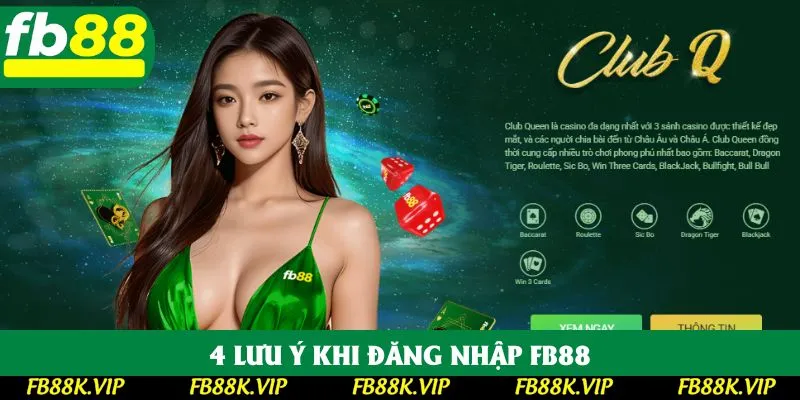 Chú ý đăng nhập FB88 mà hội viên cần ghi nhớ