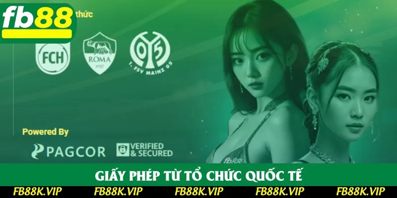 Đăng nhập FB88 cam kết có giấy phép chứng nhận từ cơ quan quốc tế